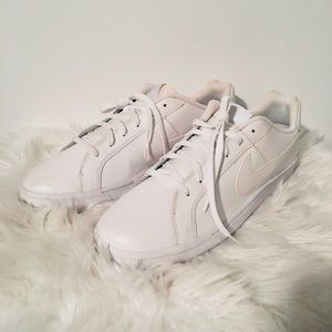 Nike Court Royale Triple White Leather Size 15